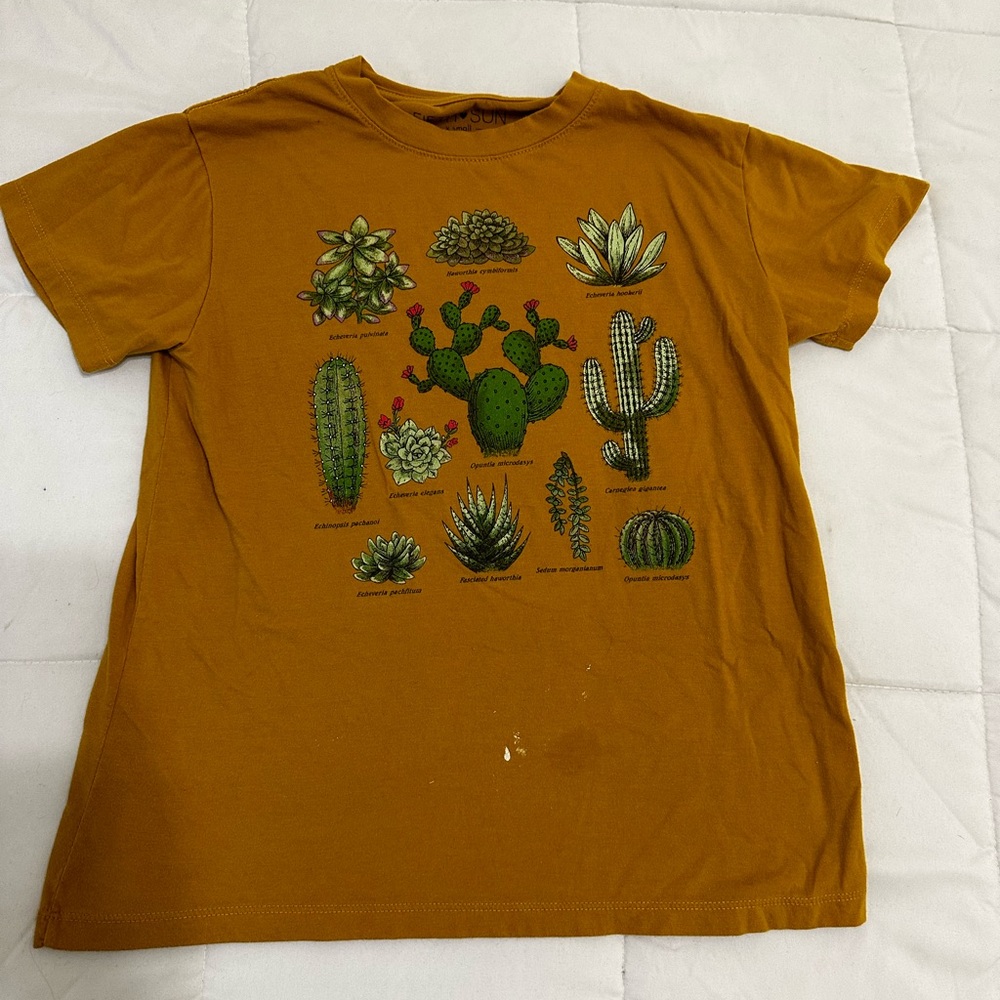 Yellow Plant Shirt